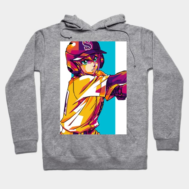 Kominato Haruichi Ace of diamonds Hoodie by Rekayasabumi